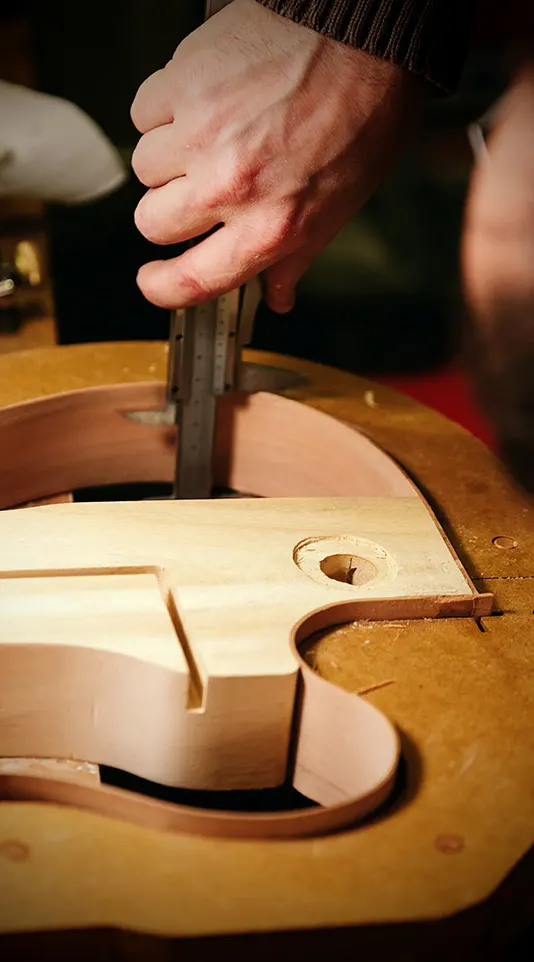 Construcción de guitarra eléctrica
