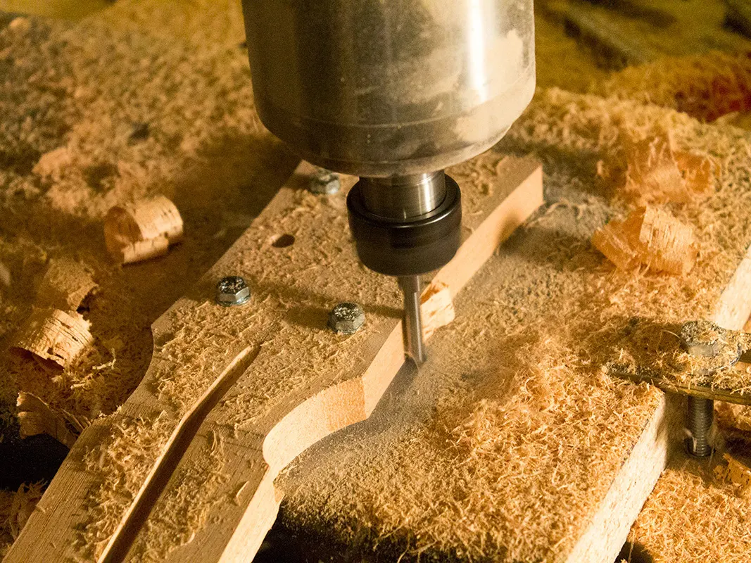 Fresadora CNC en acción